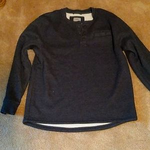 L L Bean Men's Fleeced Lined Jersey Top